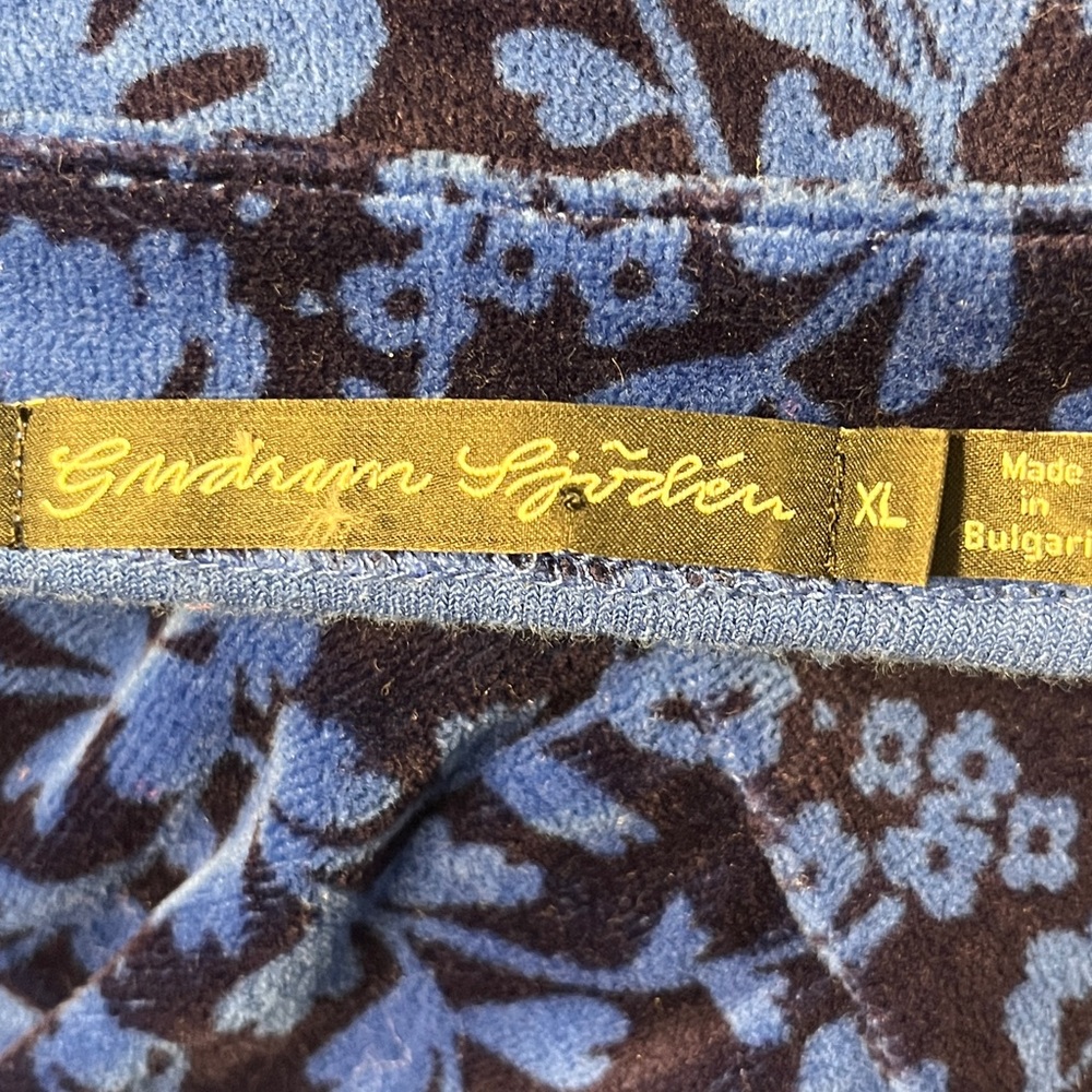 Gudrun Sjödén babydoll velour dress w/pockets XL - Picture 7 of 7